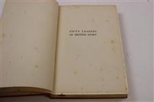 Fifty Leaders of British Sport' Book by Ernest Elliott - John Ball, Horace Hutchinson & Robert Maxwell