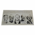 1975 AP Wire Photo Jack Nicklaus Through The Years 1956-75