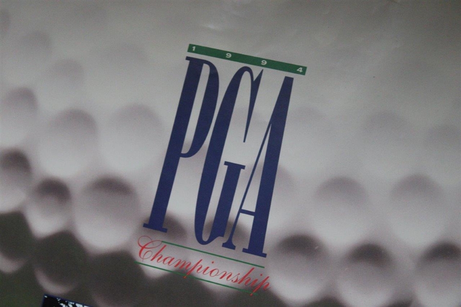 Nick Price Signed 1994 PGA Championship at Southern Hills Poster JSA ALOA