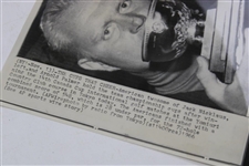 1966 AP Wire Photo Jack Nicklaus & Arnold Palmer Win Canada Cup