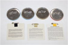 Seven (7) Caddy Badges Phoenix Open 92, 95, 97, 98, 99, 00, & 03