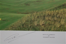 Greg Norman Signed 'Royal St. George's' Baxter Ltd Ed Print #31/200 JSA ALOA
