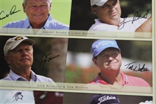 Palmer, Nicklaus & others Signed 2007 Champions Skins Game Poster JSA ALOA