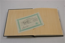 Arnold Palmer Signed Arnold Palmer Memories, Stories And Memorabilia JSA ALOA