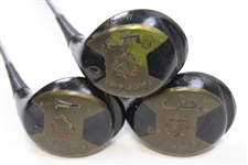 Ben Hogan '1973' Irons & Woods w/Wedge in Gray Hogan Bag w/Dozen Golf Balls