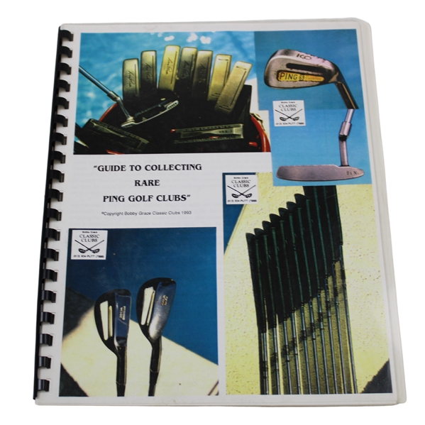 1993 Guide to Collecting Rare PING Golf Club Booklet by TS Grace Classic Clubs