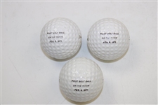 Spalding Ltd Ed Commemorative Moonball Box w/Three (3) Single Sleeves/Balls