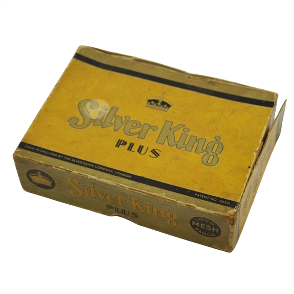 Vintage Silvertown Co. Silver King Plus Long Mesh Range Golf Ball Box