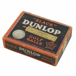 Vintage Dunlop Black Maxfli Golf Ball Box