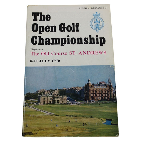 1970 OPEN Championship at The Old Course St. Andrews Official Program