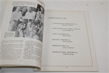 1959 US Amateur at The Broadmoor Golf Club Official Program - Jack Nicklaus Winner