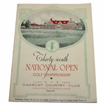 1935 US Open at Oakmont Country Club Official Program