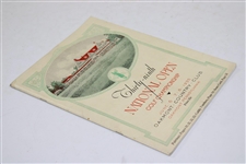 1935 US Open at Oakmont Country Club Official Program