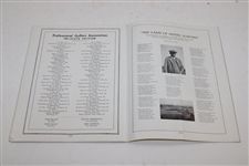 1935 US Open at Oakmont Country Club Official Program