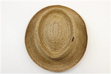 Sam Snead's Personal Churchill Ltd. Cocoanut Straw Long Oval Hat - Sam Snead Collection