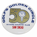 Sam Sneads 1976 50th Ann. Glen Campbell LA Open at Riviera CC Contestant Badge