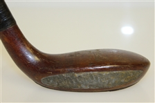 Wm. N. Braid Special Putter with Brass Sole Plate & Thumb Grip with Shaft Stamp