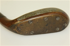 Wm. N. Braid Special Putter with Brass Sole Plate & Thumb Grip with Shaft Stamp