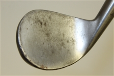 Circa 1890's Spalding Concave Face Rut Niblick with S.M. Co. Shaft Stamp
