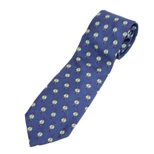 Merion Golf Club 1896 Blue Logo Vineyard Vines Tie