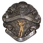 Horton Smiths 1953 PGA Michigan Sectional Medalist Sterling Silver 10K Medal