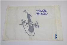 Tom Weiskopf Signed Inverrary Course Flag with 'Best Wishes' JSA ALOA