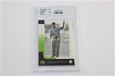 Tiger Woods 2001 UD #ETW E-Card BECKETT #0001288235 NEAR MINT 7