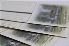 Twenty-Five (25) Oakland Hills Country Club Official Scorecards