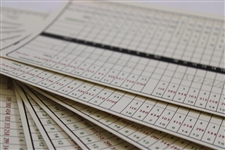 Twenty-Five (25) Oakland Hills Country Club Official Scorecards