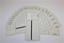 Twenty-Five (25) Oakland Hills Country Club Official Scorecards