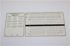 Twenty-Five (25) Oakland Hills Country Club Official Scorecards
