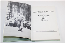 Arnold Palmer Signed 'My Game and Yours' 1965 Book By Simon and Schuster JSA ALOA