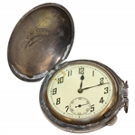 Circa 1930s Mesh Golf Ball Pocket Watch in Working Order 