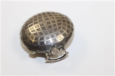 Circa 1930's Mesh Golf Ball Pocket Watch in Working Order 