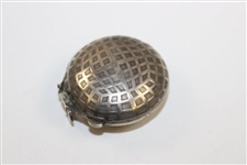 Circa 1930's Mesh Golf Ball Pocket Watch in Working Order 