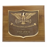 Hale Irwins 1977 Golf Magazines All-America Plaque - Fairway Woods