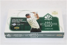 2001 Upper Deck Unopened SP Authentic Green Golf Card Box Set - 4 Cards/Pk - 24 Packs - 915744 - Sealed