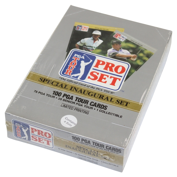 Unopened 1990 Special Inaugural Set PGA Tour Pro-Set Golf Cards - Sealed
