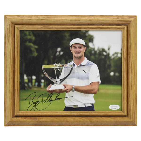 Bryson Dechambeau Signed 8x10 Photo At Northern Trust Win JSA #AC56139