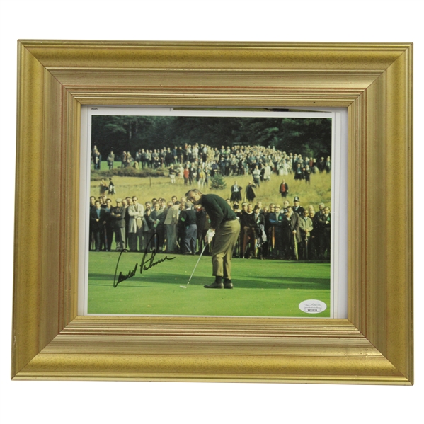 Arnold Palmer Signed 8x10 Photo Putting JSA #VV01816