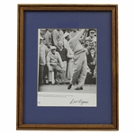 Ben Hogan Signed Mid Swing Magazine Page - Framed JSA #UU13684