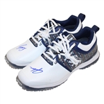 John Daly's Signed Personal Sqairz 'St. Andrews Tartan Design' Golf Shoes - Size 12 JSA ALOA
