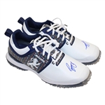 John Daly's Signed Personal Sqairz 'St. Andrews Tartan Design' Golf Shoes - Size 12 JSA ALOA