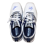John Daly's Signed Personal Sqairz 'St. Andrews Tartan Design' Golf Shoes - Size 12 JSA ALOA