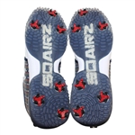 John Daly's Signed Personal Sqairz 'St. Andrews Tartan Design' Golf Shoes - Size 12 JSA ALOA