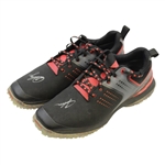 John Daly's Signed Personal Sqairz 'Black with Red Flames' Golf Shoes - Size 12 JSA ALOA