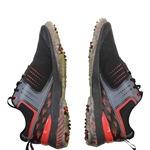 John Daly's Signed Personal Sqairz 'Black with Red Flames' Golf Shoes - Size 12 JSA ALOA