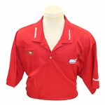 John Daly Signed Personal Match Worn Red Golf Shirt with Sponsors - 3XL JSA ALOA