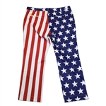 John Daly Signed Personal American Flag Loudmouth Golf Pants JSA ALOA