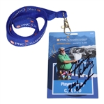 Defending Champ John Daly Signed 2022 PNC Personal Family Badge #058 JSA ALOA